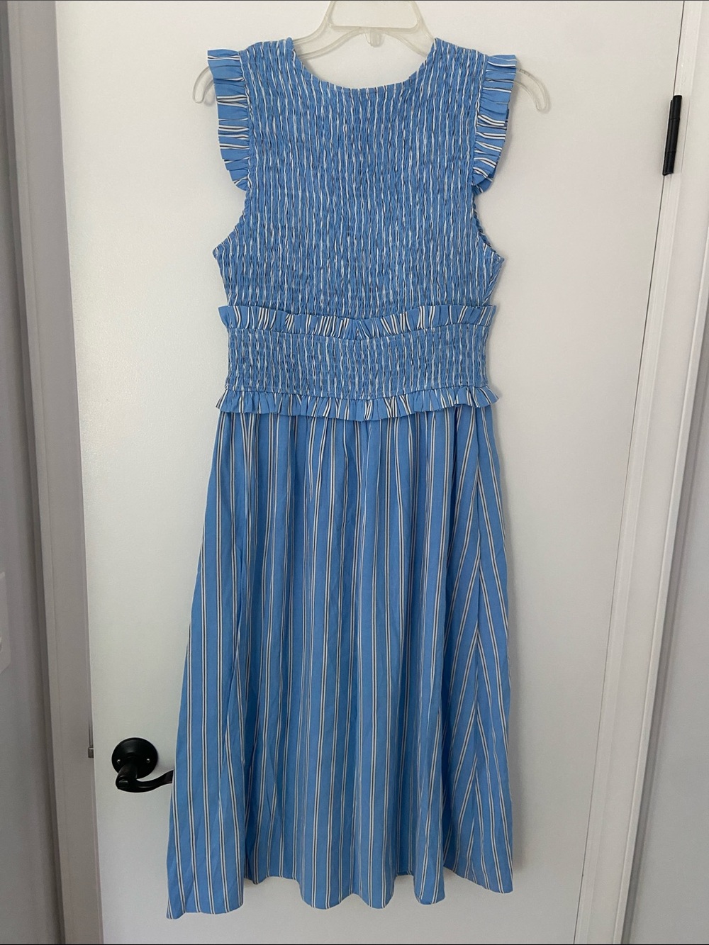 Duffield Lane Shiloh Smocked Midi Dress